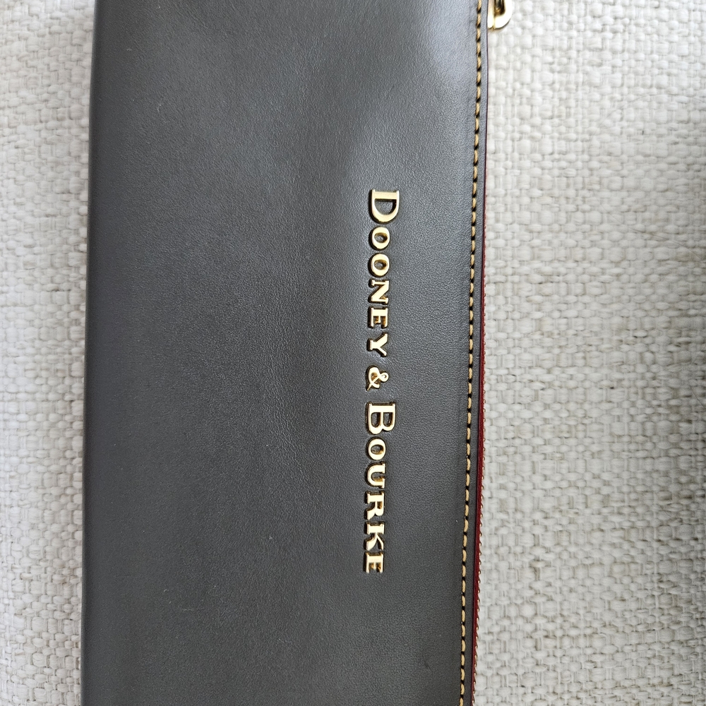 Dooney & Bourke Grey and Burgundy Women's Bag And Wallet - Picture 12 of 15
